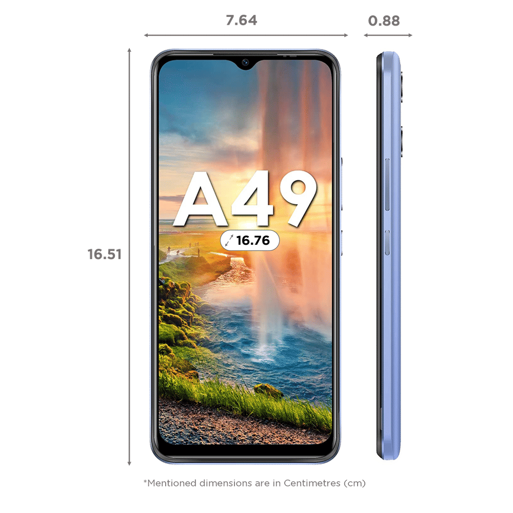 Buy Itel A49 (2GB RAM, 32GB, Dome Blue) Online - Croma